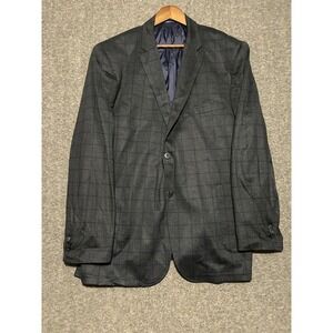 Johnston Murphy XC4 Extreme Comfort Blazer Men's XXL Windowpane blue work